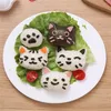 Cute Smile Cat Sushi Rice Mold Decor Cutter Sandwich Strumento fai da te Palla di riso giapponese Sushi Maker Utensili da cucina