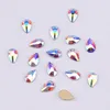 10 sztuk Crystal Paznokci Diamenty Drop Design Flatback AB Marquise Nail Art Dekoracje Kamień Dżetów Do Nails YHA161 ~ 63