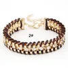 Fashion Charms Gold Diamond Chain Bracelet Multilayer Bracelet for women a497