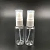 Flacons pulvérisateurs en plastique transparent de 20 ml, pulvérisateurs vides à brume fine pour atomiseur de parfum de voyage pour solutions de nettoyage ou eau de désinfection