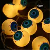 10 LED Hangende Halloween Decor Pumpkins / Ghost / Spider / Skull LED String Lights Lanterns Lamp voor DIY Home Outdoor Feestartikelen