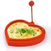 Alta qualidade marca forma forma silicone ovo mofo ovo omeleta dispositivo cozinhar molde de ferramenta com alça de metal
