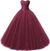 Ny Enkel Puffy Ball Gown Sweetheart Quinceanera Klänningar Party Dress Special Occasion Klänningar Sweet 16 Vestidos DE 15 QC1502