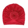 Primavera Autunno Donna Caldo Ciambella Arco Beanie Palla Nodo Turbante Cappello Cappello indiano6696481