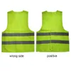 Reflective Warning Vest Working Clothes High Visibility Day Night Protective Vest For Running Cycling Warning Safety vest DLH361