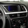 Fibre de carbone véritable pour Audi A4 A5 B8 Q5 voiture Navigation intérieure climatisation CD panneau de commande LHD RHD autocollant accessoires238C