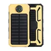 Banks Wholesale 20000Mah Solar Power Bank Charger Extern Backup Battery With Retail Box för iPhone iPad Samsung mobiltelefon