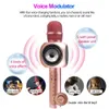 Microfone Bluetooth Karaokê Karaokê sem fio com amplificador de alto-falante Microfone portátil para telefone cantando para qualquer lugar T19109532603