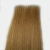 Ombre Dziewiczy Brazylijski Włosy Brązowy i Blondynka T6 / 27 Dwa Tone Ombre Taśma Włosów Rozszerzenia 40 szt. Taśma WEFT PU w ​​ludzkich rozszerzeniach włosów