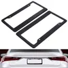 2 STÜCKE Carbon Car License Plate Frames Tag Covers Inhaber für Fahrzeuge USA Kanada Standard Auto Styling Kennzeichen Platz