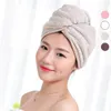 Magic Microfiber Włosy Szybkie Suszenie Suszarka Ręcznik Wrap Kapelusz Quick Shower Cap Turban Ręcznik Dry 4style LX1374