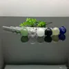 Pan-silk coloured bubble long bending pot Glass Bongs Glass Smoking Pipe Water Pipes Oil Rig Glass Bowls Oil Burner