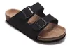 새로운 캐주얼 망 플랫 샌들 버클로 유명한 브랜드 여름 해변 고품질의 정품 가죽 슬리퍼와 orignal 신발 상자