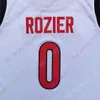 2020 NECAA College Louisville Jerseys 0 Rozier Basketball Jersey White Size Youth Adult
