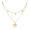 Mode-charm hänge halsband chocker bohemian sjöstjärna conch halsband för kvinnor havsstrand uttalande halsband boho skal fest smycken