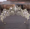 Barock Crown New European And American Fashion Crystal Wedding Ceremony Bride Luxury Headwear Crown Bröllop Tillbehör Bröllop Tillbehör