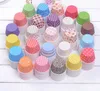 New Fashion Colorful Stripe Dot Paper Cake Packaging Tazze Muffin Baking Cup Liners Mold Cake Decorating Cupcake 100 Pz / lotto