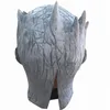 Movie Game Thrones Night King Mask Halloween Realistische enge cosplay kostuum latex feestmasker volwassen zombie rekwisieten