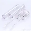 Vide 7.8ML Lipgloss Tubes ronds en cristal transparent Lip Gloss Tubes avec Wand vide Lip Gloss Tubes clair Livraison rapide F3864