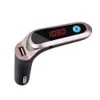 High Quality Bluetooth Car Kit Handsfree FM Transmitter Radio MP3 Player USB Charger and AUX Car Accesorios 1.24