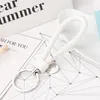 PU Leather keychain Braided Woven Rope Key Chains Bag Pendant Key Chain Holder Men Women Car Keyrings With Tag GGA2822