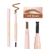 Shidi Premier Double Head Eyebrow Enhancers Eyebrow Pencil Waterproof And Sweat Easy to Color Makeup Rotating Beauty Tools