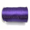 2mm x 100 meter kvalitet Rattail Soft Nylon Satin Cord Roll Kumihimo Shamballa Chinese Knot Cords 8263308T