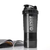 500 мл белкового шейкера Кубка 17 унций спортивные тренажеры 3 слоя BPA Shaker Water Bottle4556110