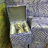 12 16 20 см куб Роскошный деревянный ящик для хранения Коллекция украшения коробки High End китайского шелка Brocade Упаковка для подарков Box для ремесла ювелирных изделий
