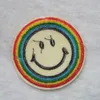 Прямые наклейки на наклейки на прямые продажи для одежды 20 ПК Смайливое лицо Retro Boho Hippie 70S Fun Smile Applique Iron-On Patch335w