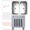 Commercial Soft Ice Cream Maker Machine 3 Flavors Desktop Cone Stainless Steel Ice Cream Vending Machine