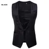 Robe de mariée pour hommes personnalisés Automne et hiver Nouveau collier V-Colar Armour Men's Men's Auto-Butter Button Button et Jack