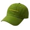 Fashion-Green Men Pyccknn Peheccahc Broderi Ryska Brev Kvinnor Vintage Plain Trucker Hat för att springa Gand