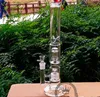 16inch glas bong hookah fab ägg fluorescen heady matris ägg vatten rör återvinningsolja rigg dab rosa lila bubbler vattenpipor percolator