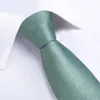 2020 Green Teal Gravatas para Homens Hanky ​​Cufflinks Conjunto de 17 estilos Gravata para homens de negócios masculino Mens de festa de casamento nova chegada