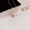 Fashion- luxurious quality pendant necklace in rose gold plated charm jewelry Free shipping PS7009