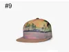 Moda bambino adulto cappello berretti 3D fiori verdi animali stampa astratta bambini adolescenti berretti da baseball cappelli unisex