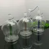 Narghilè d'acqua per pipa in vetro Grande bottiglia d'acqua con filtro in vetro multi artiglio a pancia tonda