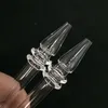 Quartz Rig Stick Nail 5 inches Clear Filter Tips Tester Quartz Straw Tube 12MM OD Glass Water Pipes For Dab Rigs bong
