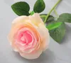 Wholesale rose artificial flowers for Wedding decorations artificial rose flowers six colors for choose long stem big roses