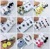 10Pairs/lot Mix Style Fashion Stud Earrings Nail For Gift Craft Jewelry Earring PA345