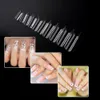 Full Nails Mögel Lång Falsk Fake Nail Art Tips Fransk Fingernail Extension Acrylic UV Gel Manicure Tool 500pcs / Set