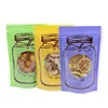 a color mason jar smell proof bag Mylar zip L bag Aluminum Foil Bag Food Storage Bags Pouch