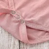 Baby Mädchen Hosenträger Rock Outfits Strampler Tops + Blumendruck Trägerkleid mit Stirnband 3 Stück/Set 2019 Sommermode Kinder Kleidungssets C6245