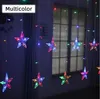 2.5M rideau lumineux LED étoile guirlande de noël éclairage extérieur/intérieur chaîne fée lampe mariage vacances fête décoration