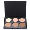 POPFEEL 6 colores resaltador de cara paleta de polvo corrector paleta de polvo resaltador de contorno bronceador maquillaje en polvo 5707514