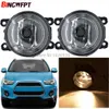 2st Car-Styling för Mitsubishi ASX 2013 2014 LED-dimljus Vitljus H11 12V Halogen Fog Head Lamp 55W