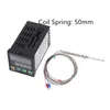 Freeshipping Digital LED Controlador de Temperatura PID + PT100 Sensor de Termistor RTD Sonda