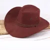 Western Unisex Cowboyhoeden Mannen Retro Zonneklep Ridder Hoed Cowgirl Brede Rand Hoeden Zomer Outdoor Toerisme Hoofddeksels LLA8338573589