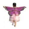 Newly Design Butterfly Wings Pashmina Châle Enfants Garçons Filles Costume Accessoire GB447